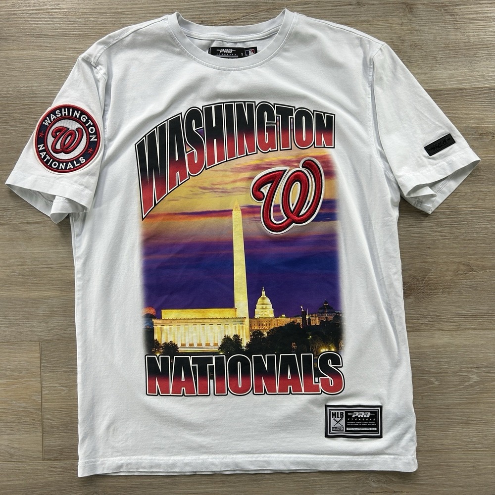 Pro Standard Washington Nationals Small T Shirt Patches Washington Monument
